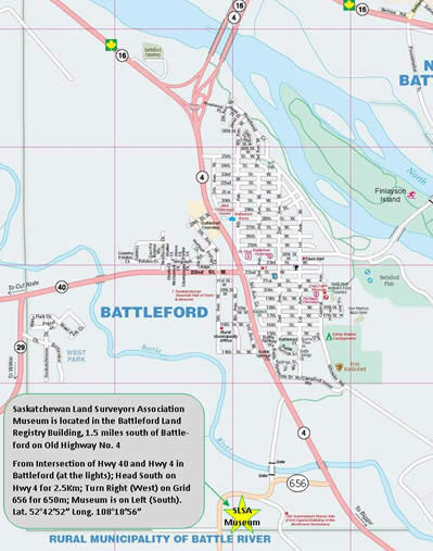 Map to Museum